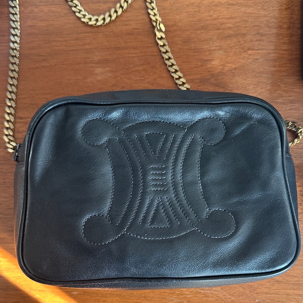 Vintage Celine Triomphe Camera Bag